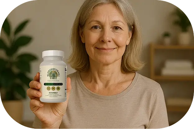 Frau mit Produkt